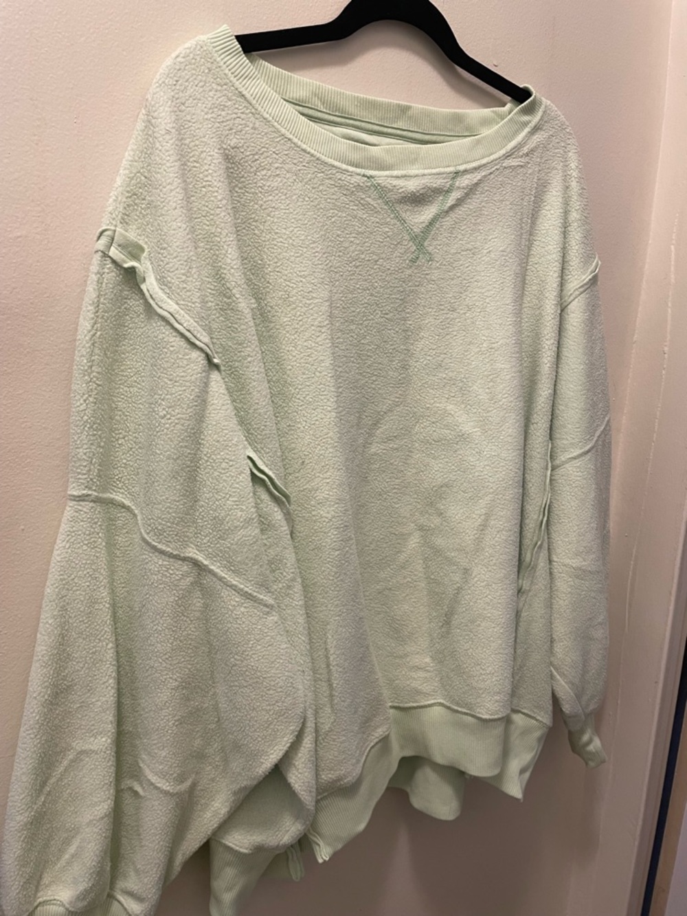 American Eagle Outfitters Mint Green Crewneck Sweater